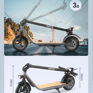Elektrischer Escooter mit Holz-Design, 400W Motor, 10-Zoll-Räder, NEUHEIT!.